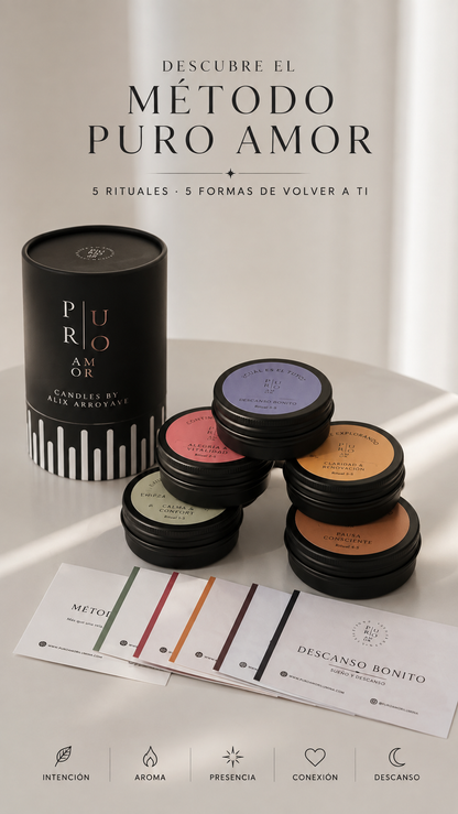 Ritual Descubre | Set de 5 Velas Mini