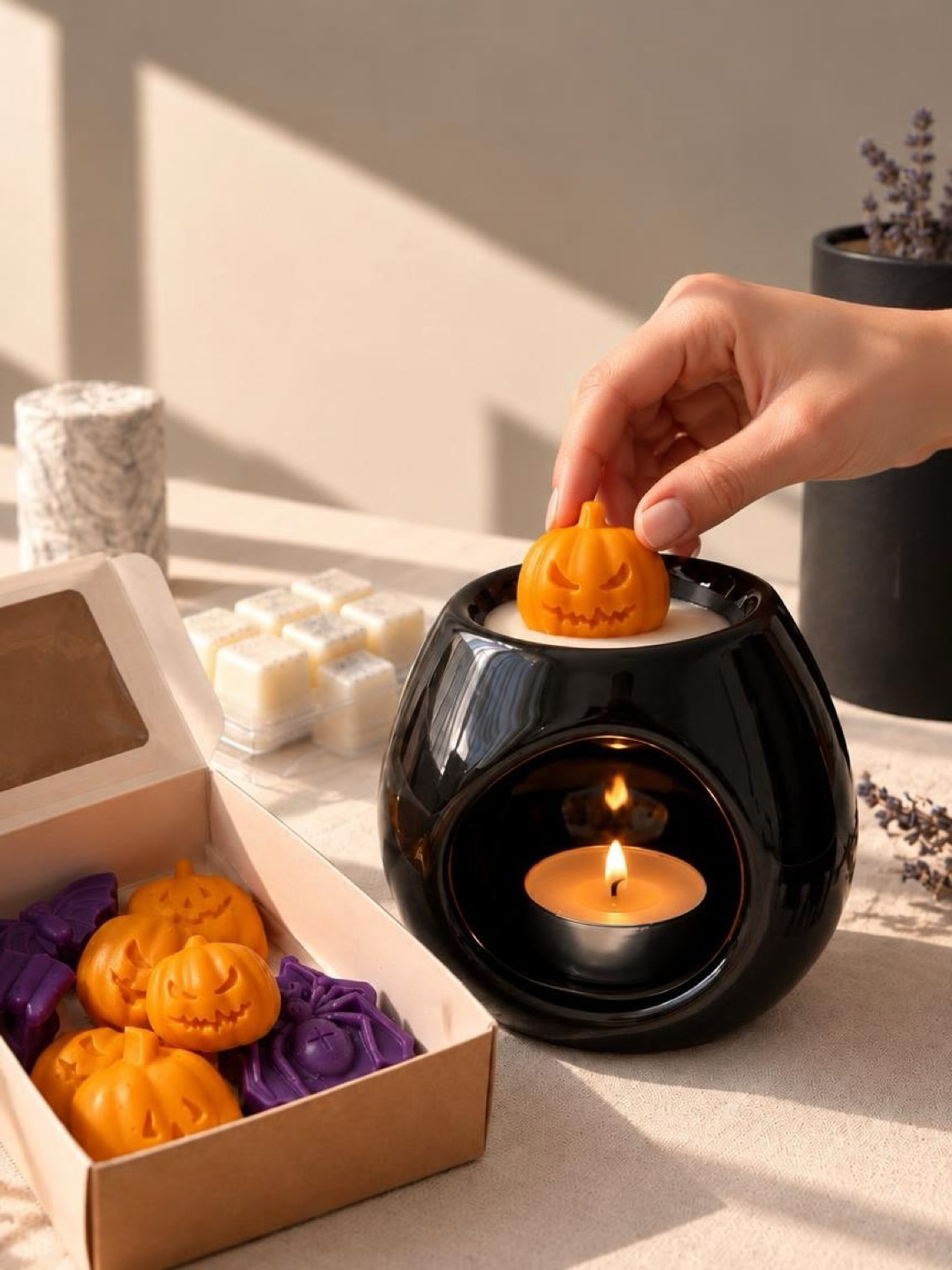 Set Halloween · Pebetero + Wax Melts