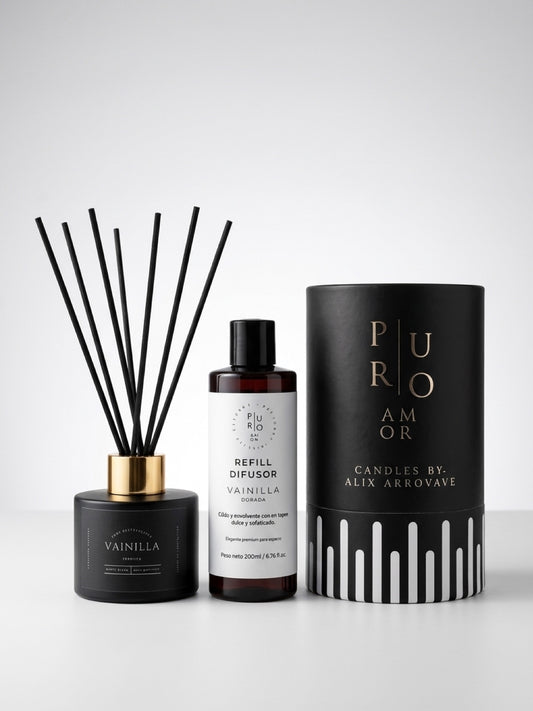 Vainilla Dorada | Kit Difusor