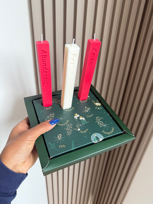 Caja x 7 con Soporte – Edición Especial Día de Velitas