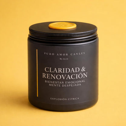 Claridad & Renovación | Vela Aromática 250g